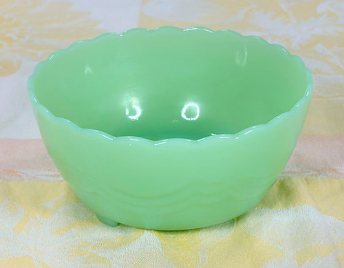 Vtg fire king jadite glass - fire,